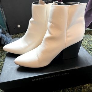 White Lulus booties !